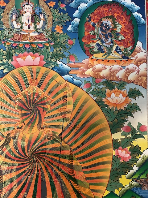Padmasambhava Thangka Rainbow Guru - Image 9