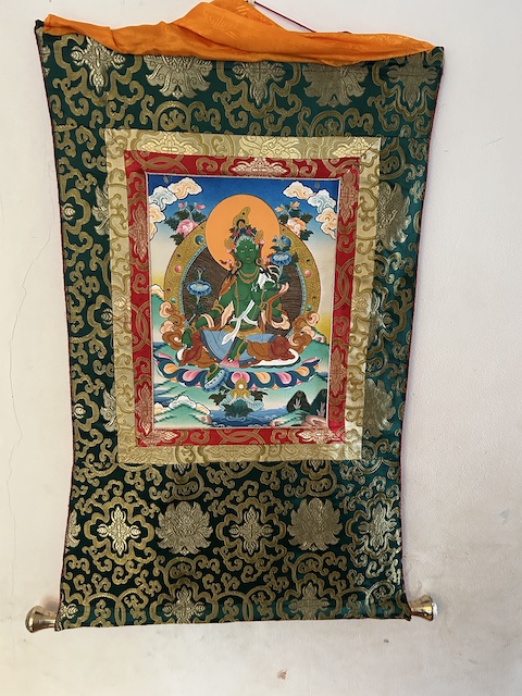 Green Tara thangka - Image 2