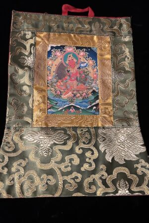 RED TARA   post card thangka