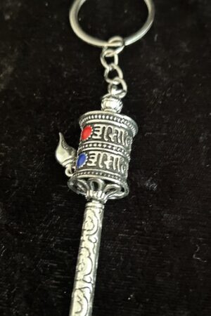 PRAYER WHEEL KEY RING/ HANGING 7cm