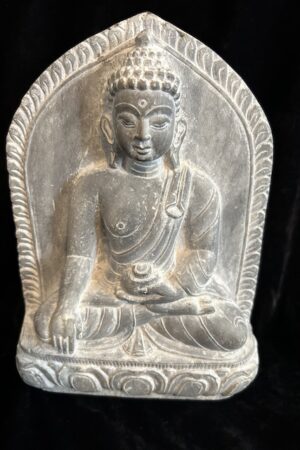 SHAKYAMUNI BUDDHA STATUE STONE 23cm