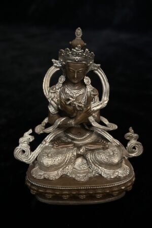 VAJRADHARA STATUE 10cm copper  Fine  hand carved finish with SILVER