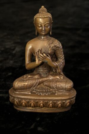 VAIROCANA STATUE 10cm copper  Fine  hand carved finish