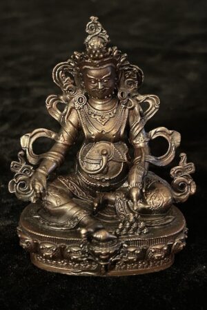 JAMBHALA STATUE 10cm copper  Fine  hand carved finish