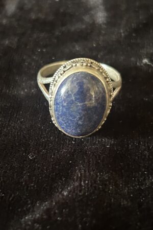 SILVER LAPIS Ring