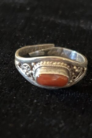 SILVER CORAL Ring