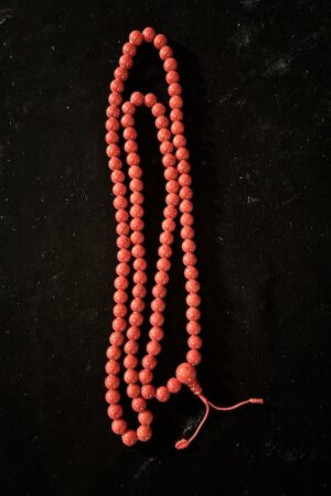 Coral mala 9mm bead