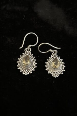 TOPAZ Silver earrings 1cm