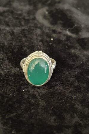 SILVER GREEN ONYX 2.3cm