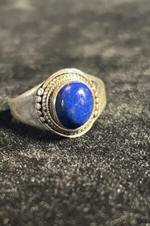 SILVER LAPIS Ring