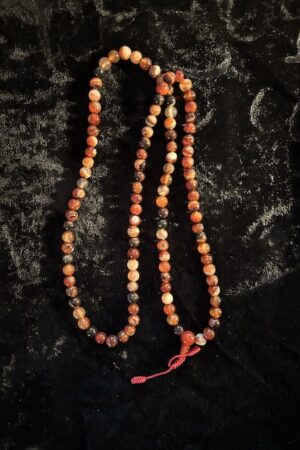BROWN ONYX mala 7mm bead
