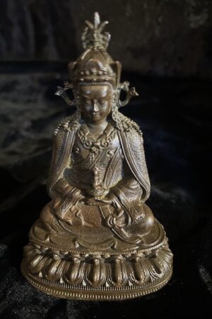 PADMASAMBHAVA STATUE 10 cm copper Fine hand carved finish