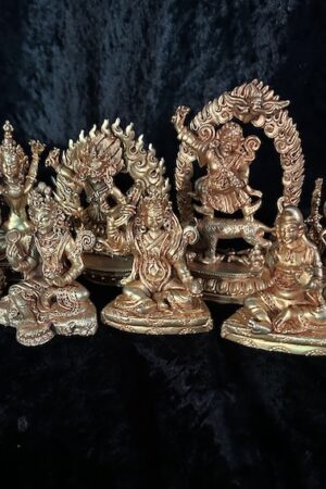 PADMASAMBHAVA EIGHT MANIFESTATIONS STATUE SET