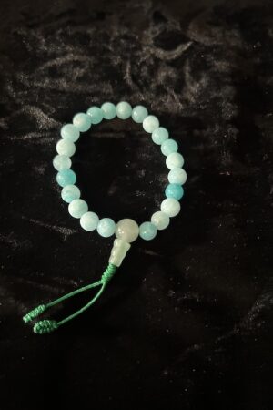 Blue Tourmaline WRIST Mala 7mm